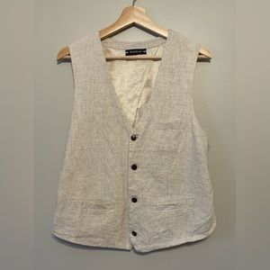 Linen Men’s Vest or cute women’s vest top!